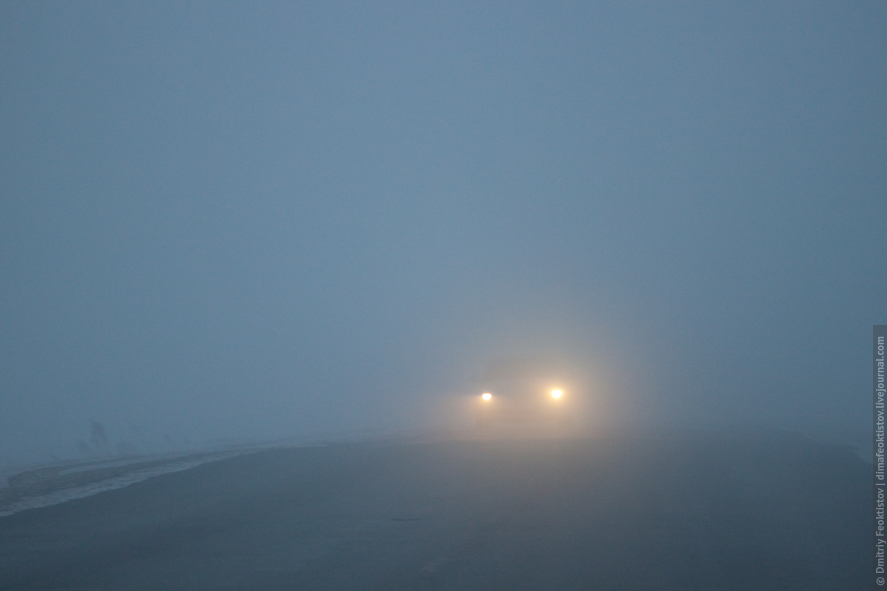 Рекомендации автолюбителям при вождении в туман